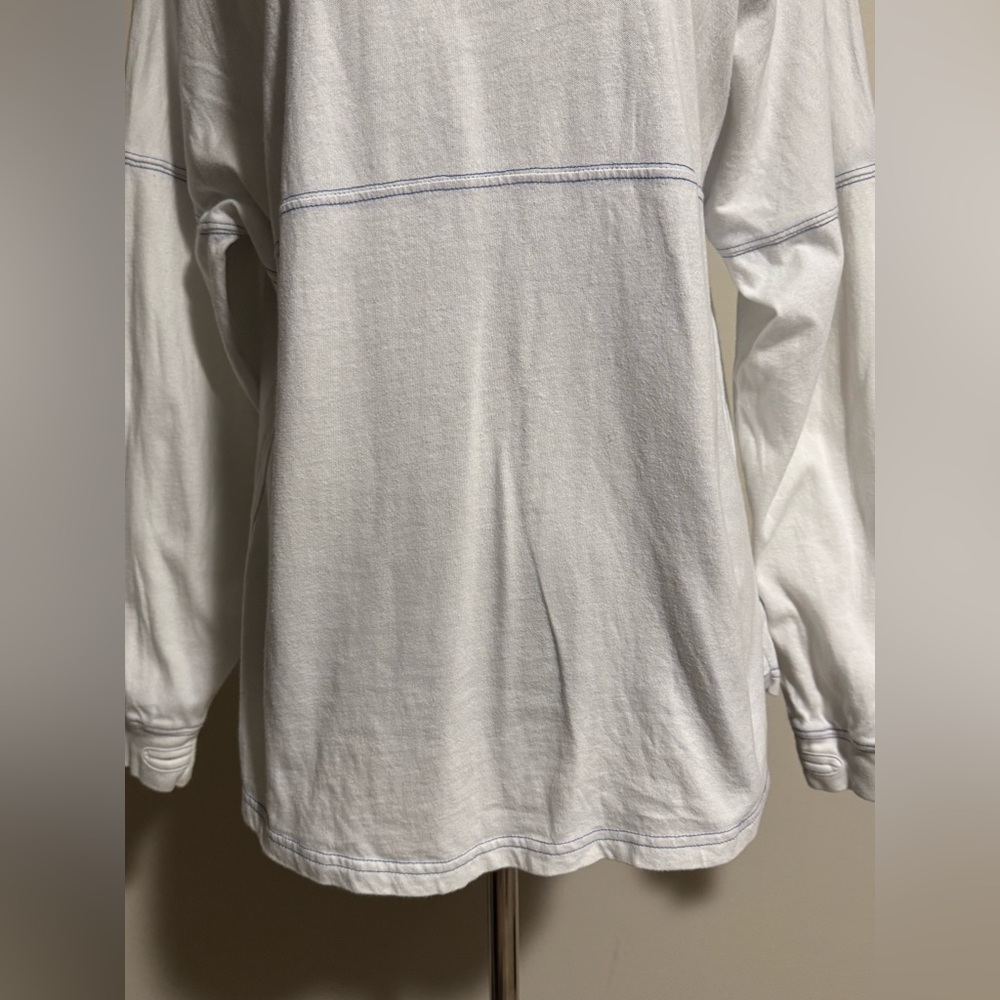 EUC Saturday Down South Blue & White Bud Light Graphic Long Sleeve size small - Picture 4 of 10